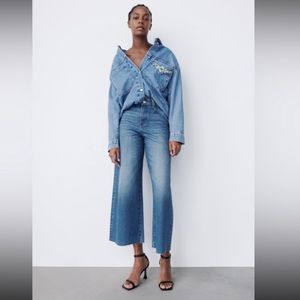 ZARA CULOTTE JEANS